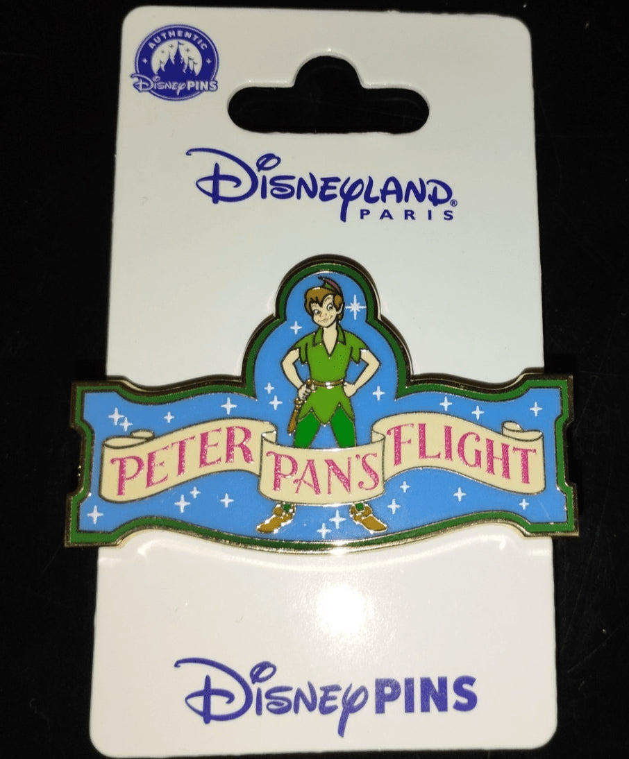 Logo - Peter Pan's Flight Ride Disney Land Paris Dlp June 2025 Pin