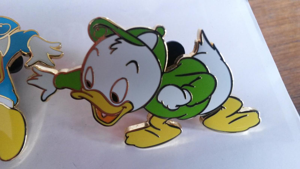 Louie Dewey Huey Donald nephew Disney Paris Cast Lanyard Series 5 Dlp LE 3 pins
