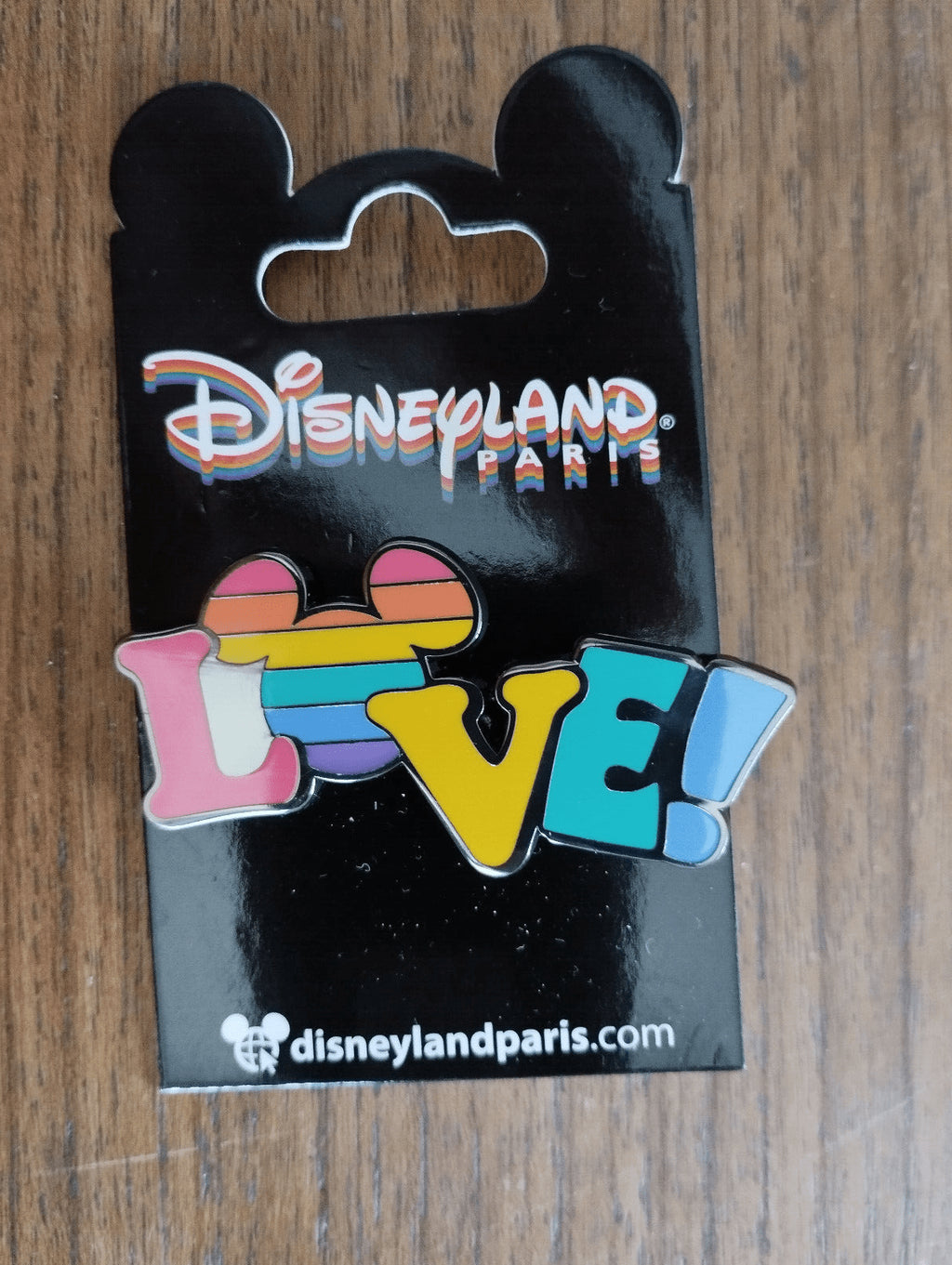Love ! Mickey Head Rainbow Colours Disney Land Paris Dlp Dlrp June 2023 Pin