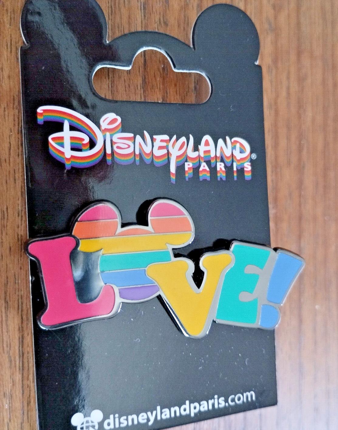 Love ! Mickey Head Rainbow Colours Disney Land Paris Dlp Dlrp June 2023 Pin