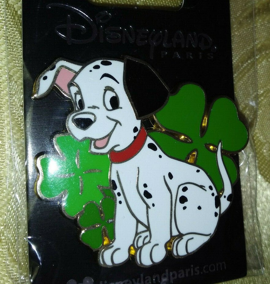 Lucky Dalmatian with Clover Flower Series Disney L Paris Dlrp Dlp Fev 2022 Pin