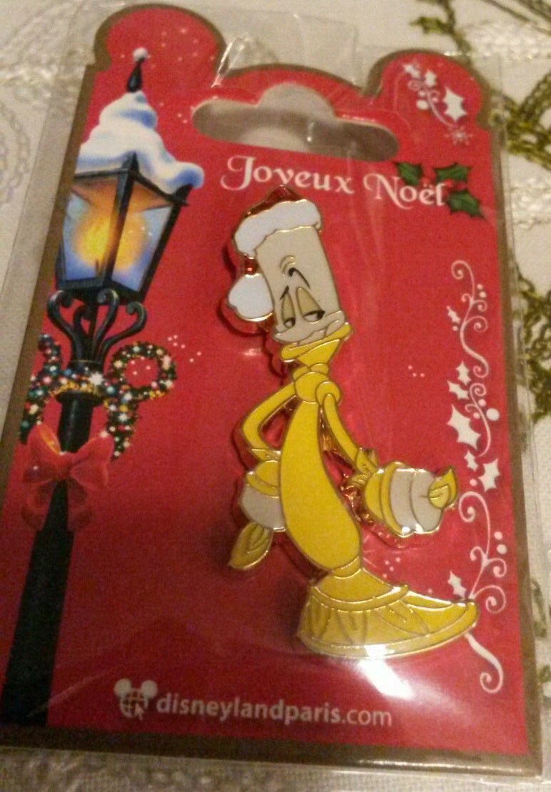 Lumiere (Beauty Beast) Xmas dress Disney Land Paris Dlrp Dlp August 2019 pin