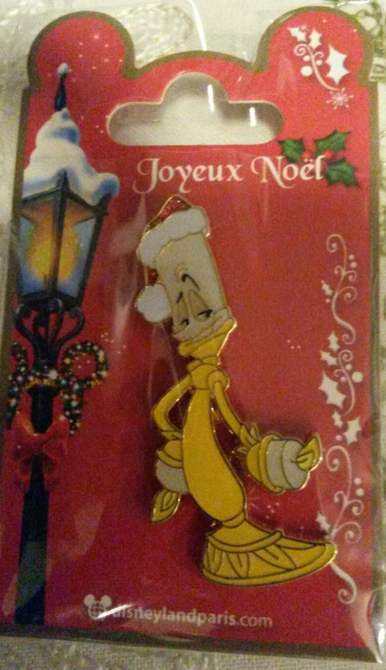 Lumiere (Beauty Beast) Xmas dress Disney Land Paris Dlrp Dlp August 2019 pin