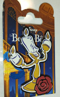 Lumiere - Rose Beauty & the Beast Disney Land Paris Dlp 08 2024 Pin