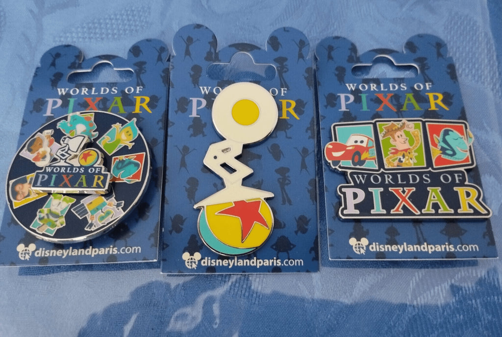 Luxo Jr Spinner Wall - e World of Pixar Disney Land Paris Dlp Dlrp 2023 3 Pins