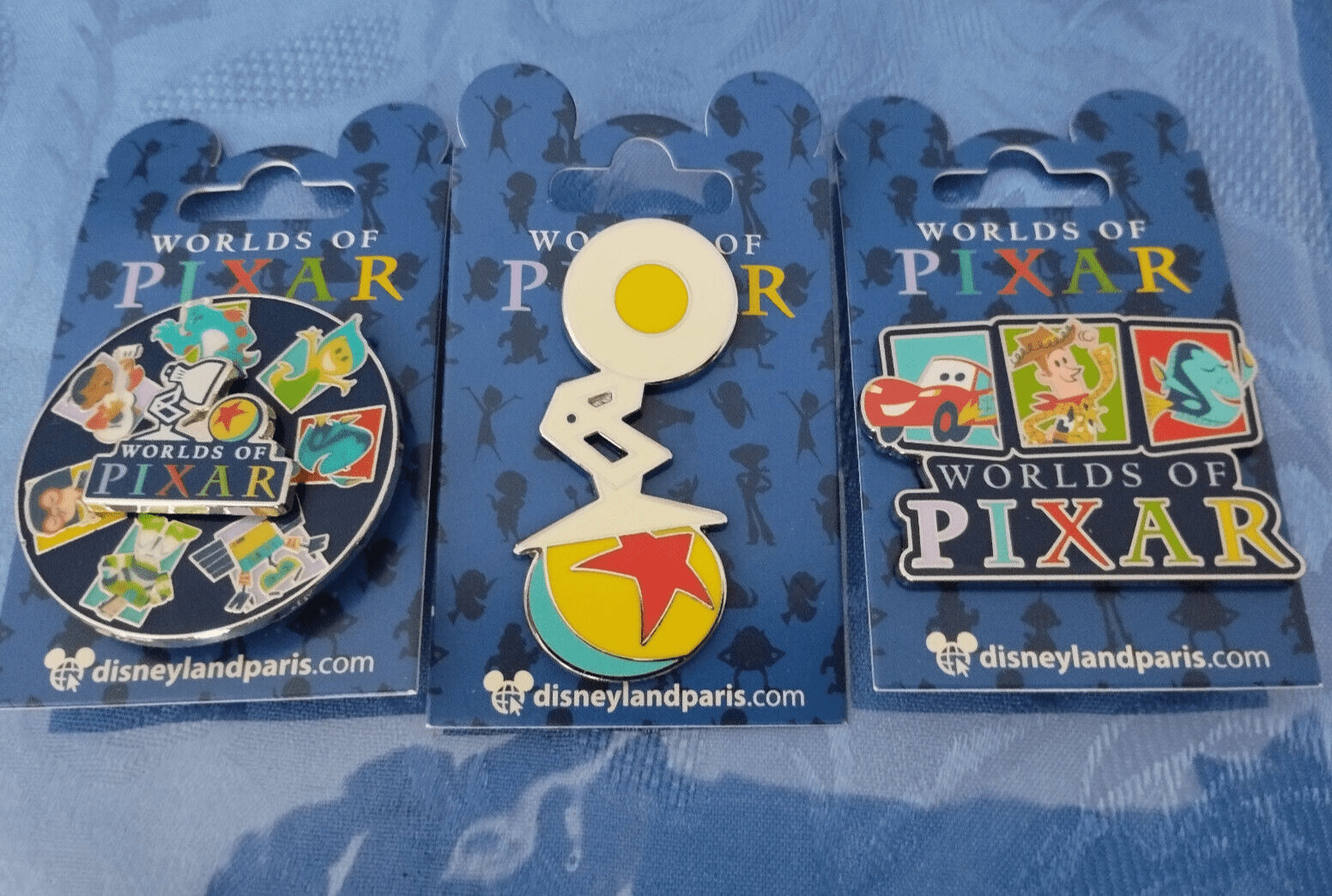 Luxo Jr Spinner Wall - e World of Pixar Disney Land Paris Dlp Dlrp 2023 3 Pins