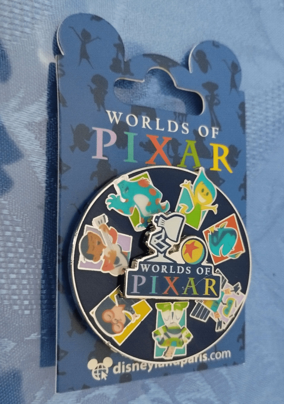 Luxo Jr Spinner Wall - e World of Pixar Disney Land Paris Dlp Dlrp 2023 3 Pins