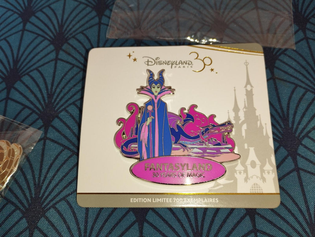 Maleficent Fantasyland 30 Years of Magic Disney Paris LE 700 Dlp 2022 Pin