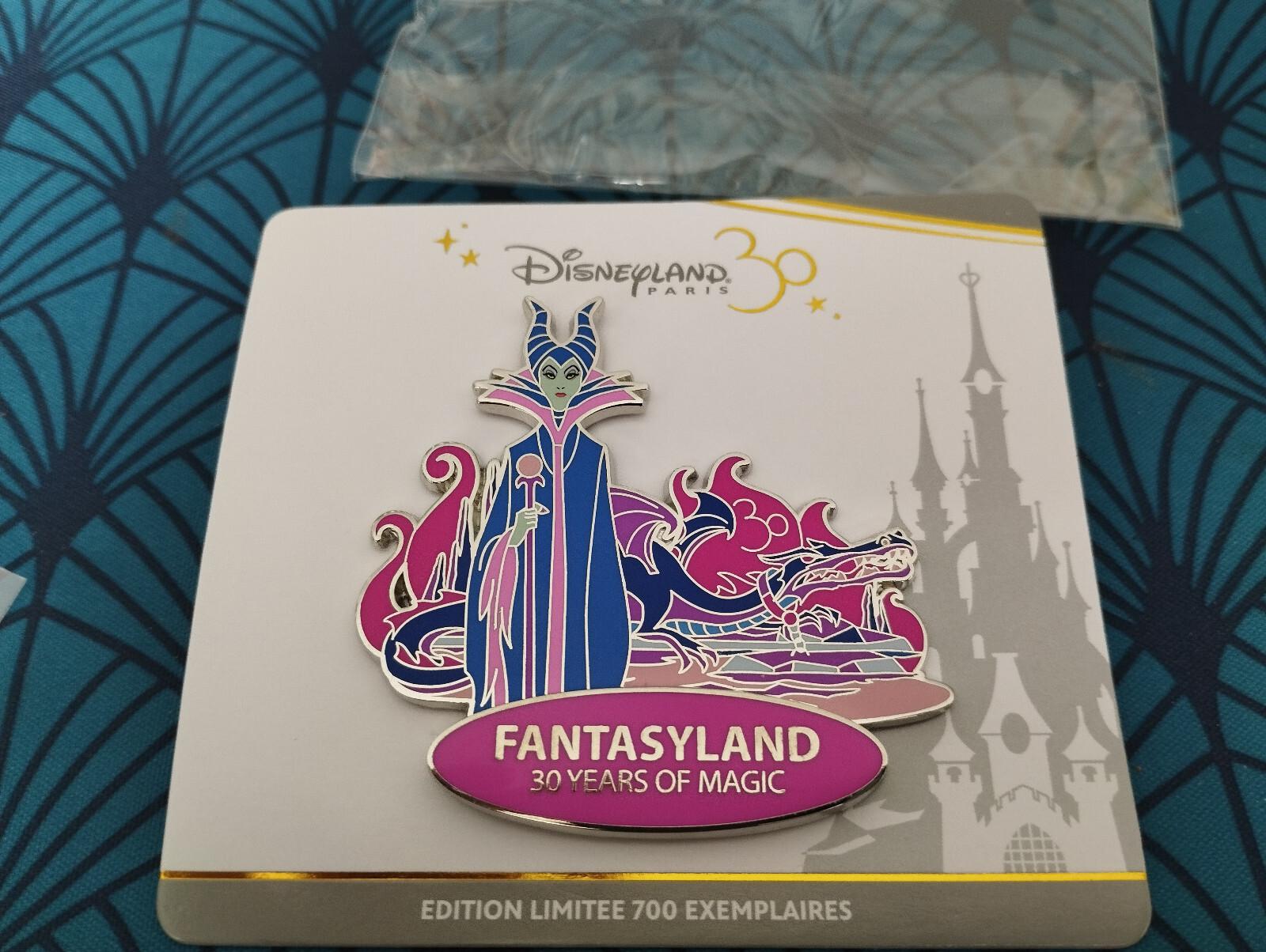 Maleficent Fantasyland 30 Years of Magic Disney Paris LE 700 Dlp 2022 Pin