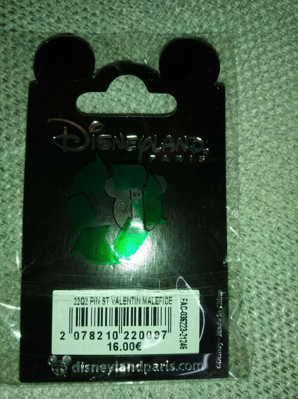 Maleficent St Valentin Valentine 2022 Disney Land Paris LE 700 Dlp Dangle Pin