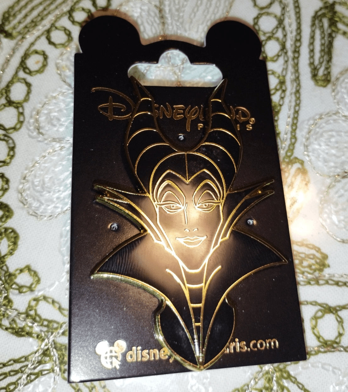 Maleficent - Villain - Head - Sleeping Beauty Disney Land Paris Dlp 2024 Pin