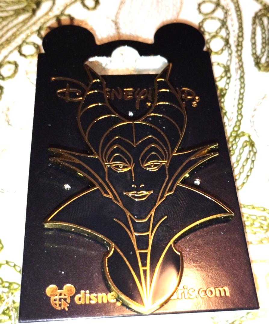 Maleficent - Villain - Head - Sleeping Beauty Disney Land Paris Dlp 2024 Pin
