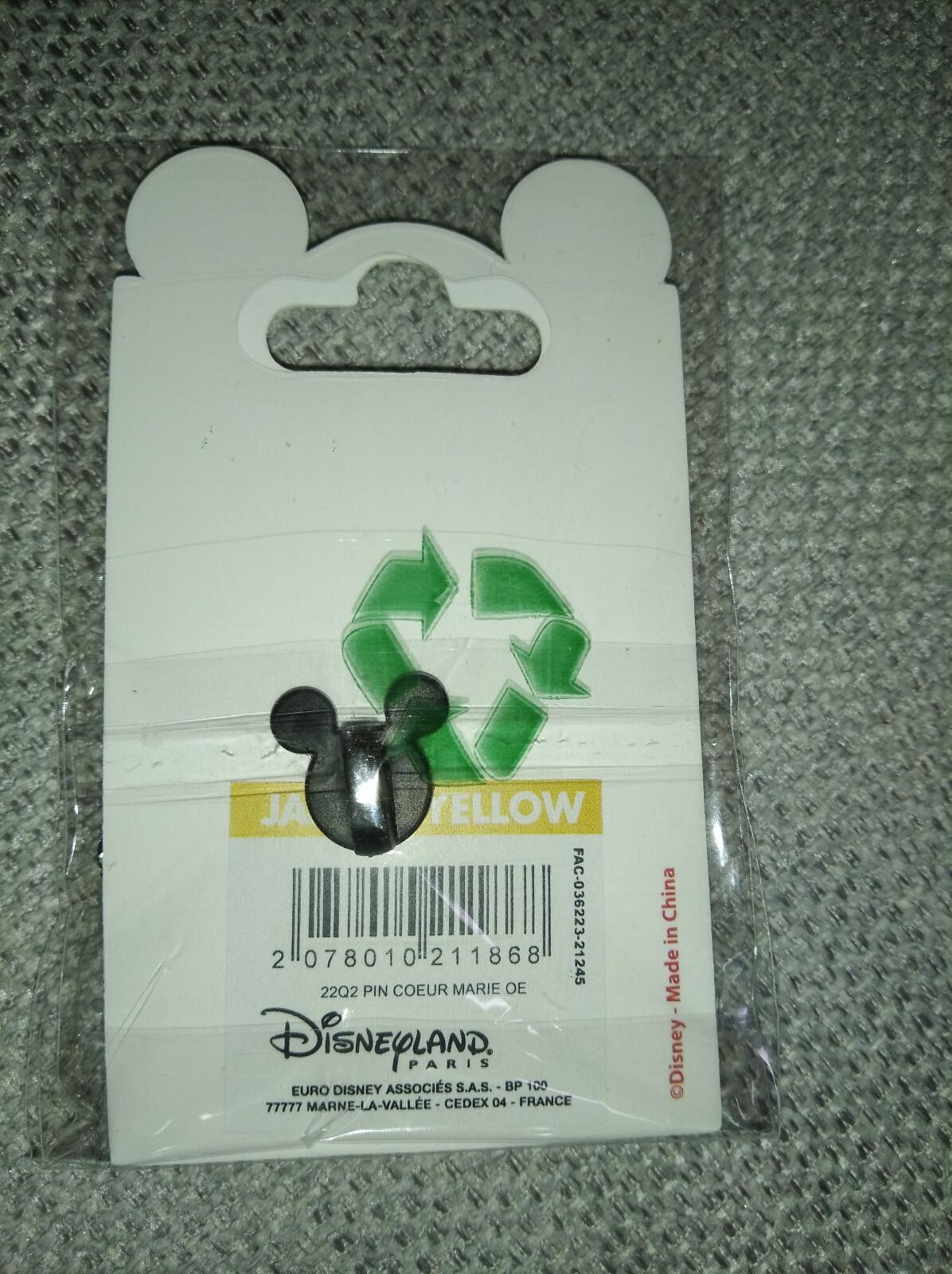 Marie in Heart Valentine Series Disney Land Paris Dlp Dlrp 2022 Glitter Pin