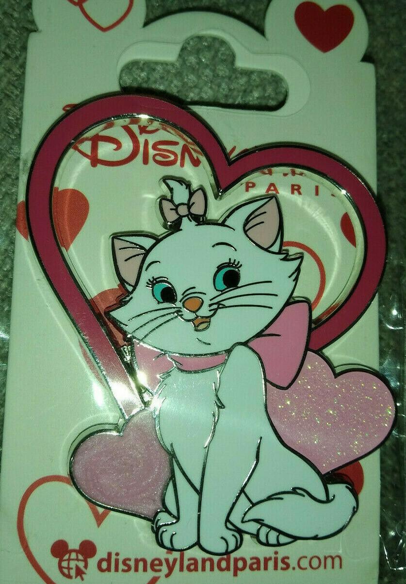 Marie in Heart Valentine Series Disney Land Paris Dlp Dlrp 2022 Glitter Pin
