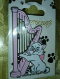 Marie Playing the Harp Aristocats Disney Land Paris Dlrp Dlp March 2022 Pin