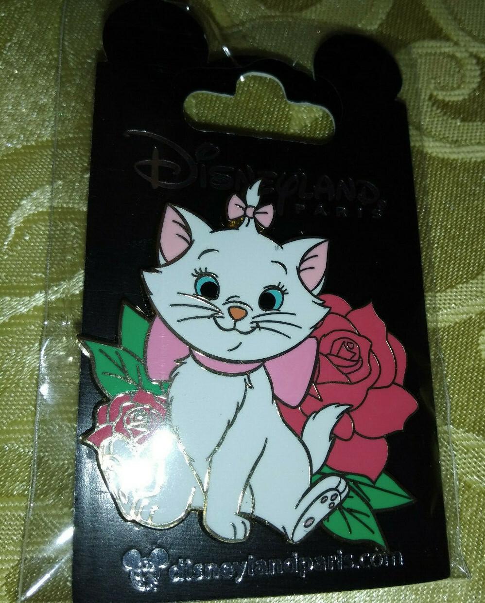 Marie Red Rose Flower Series Disney Land Paris Dlrp Dlp Fev 2022 Pin