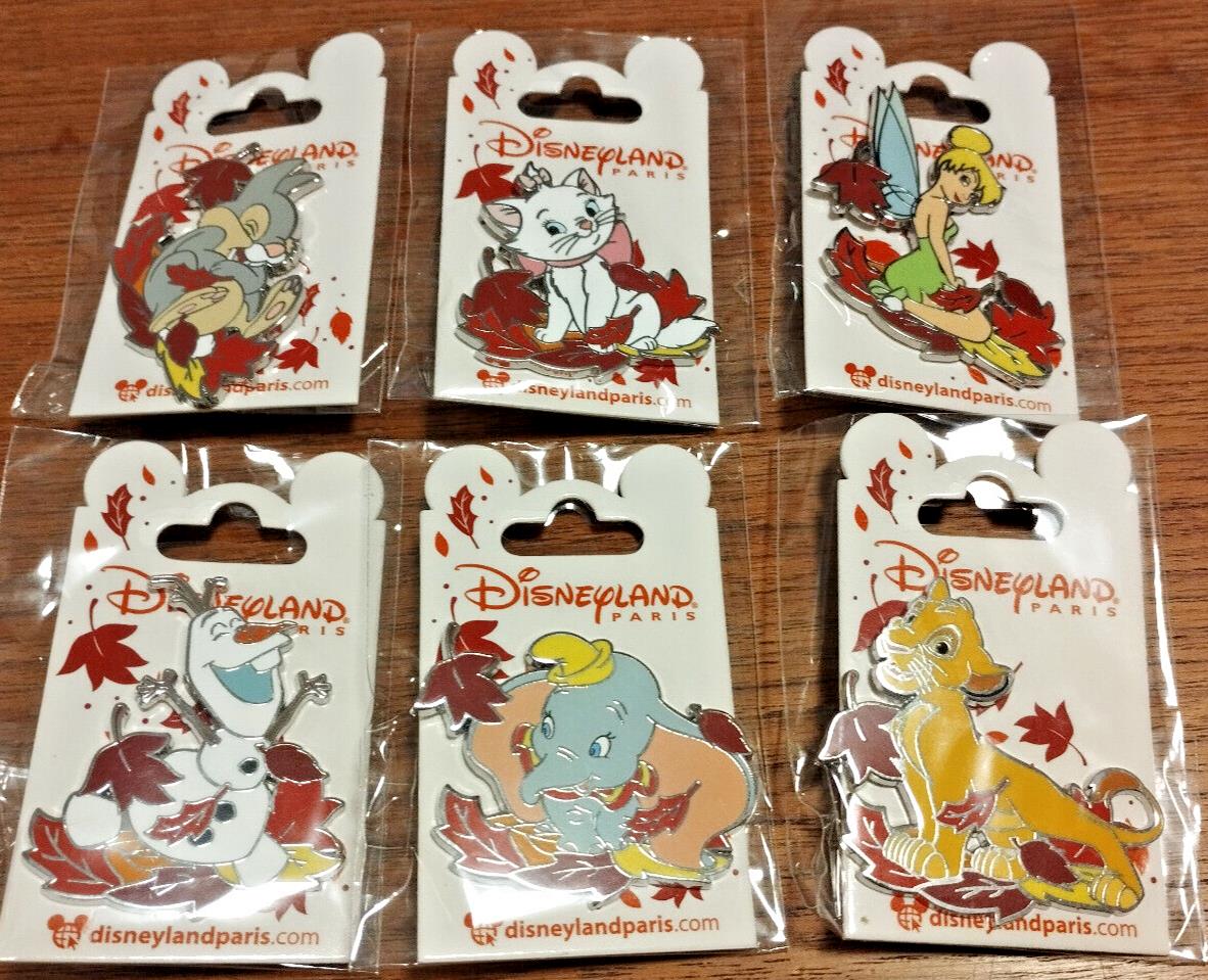 Marie Simba Tink Winter Leaves Leaf Series Disney Land Paris DLP Nov 2022 6 Pins