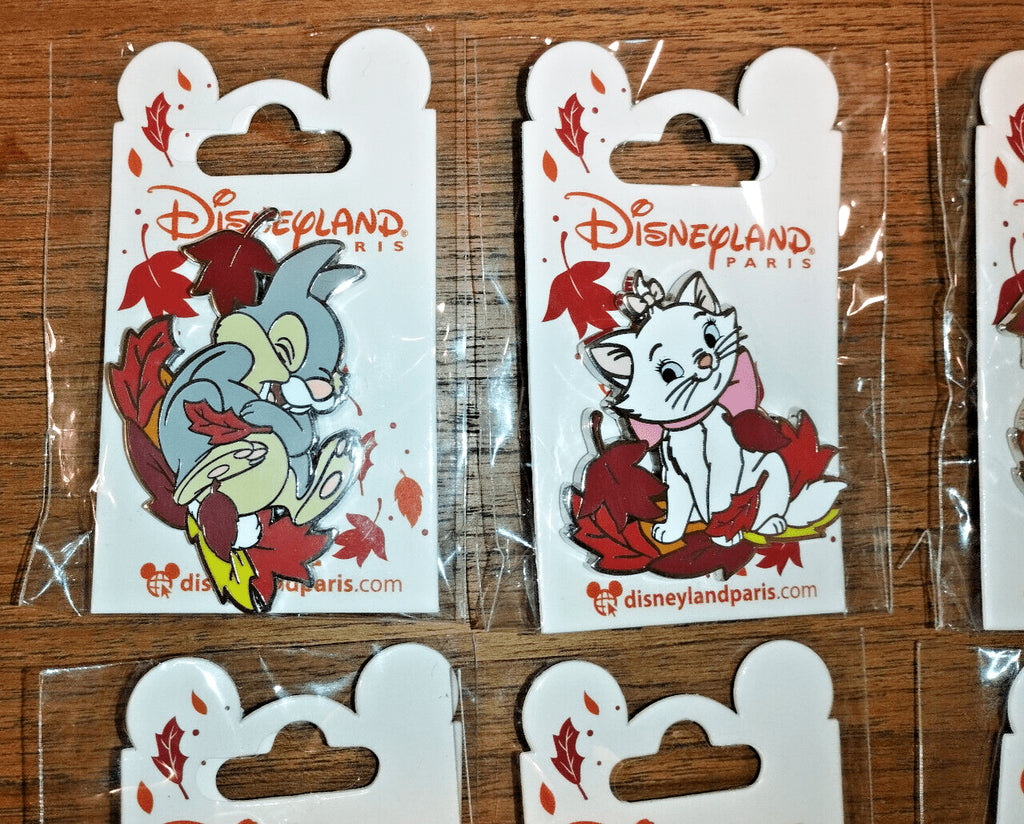 Marie Simba Tink Winter Leaves Leaf Series Disney Land Paris DLP Nov 2022 6 Pins