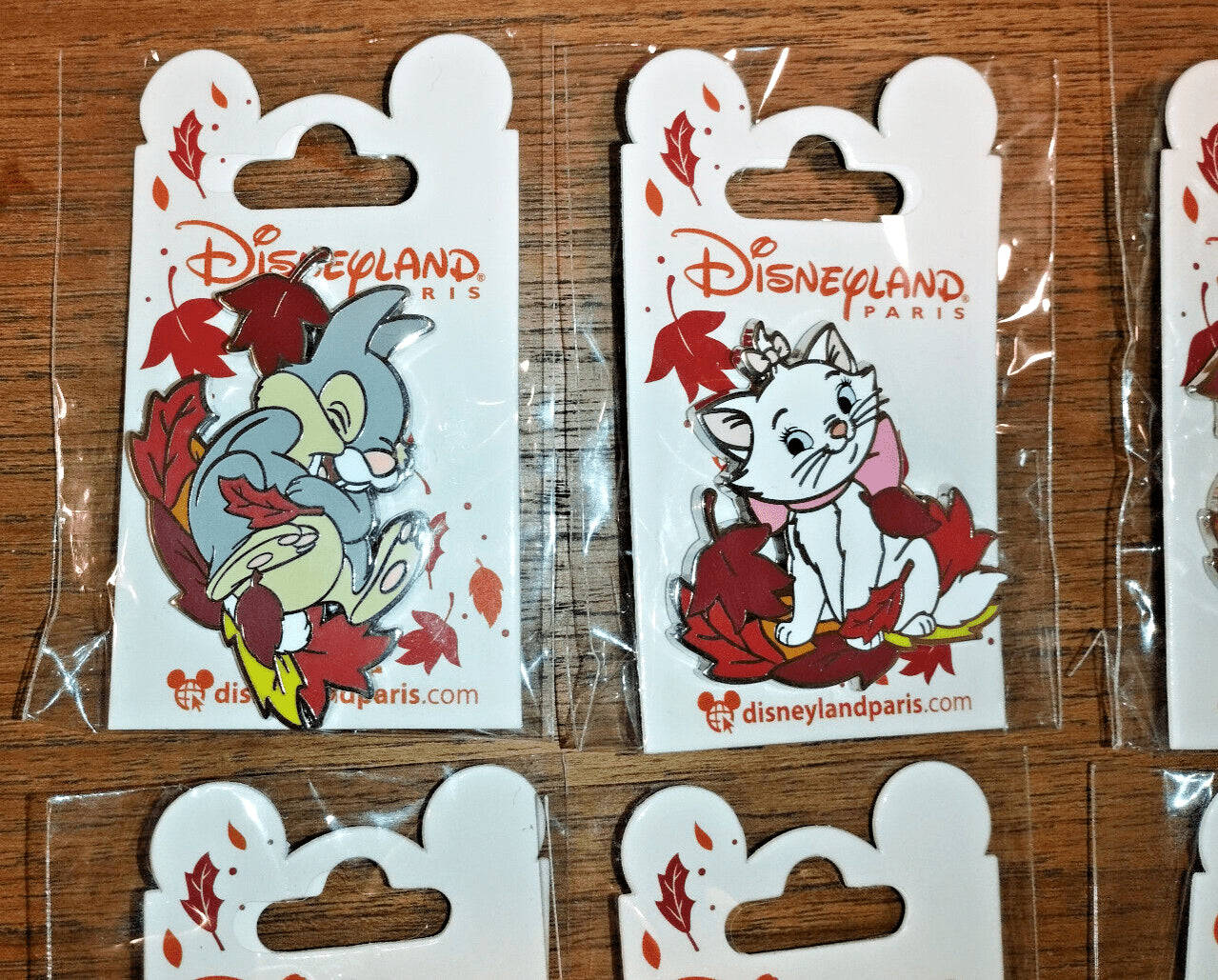 Marie Simba Tink Winter Leaves Leaf Series Disney Land Paris DLP Nov 2022 6 Pins