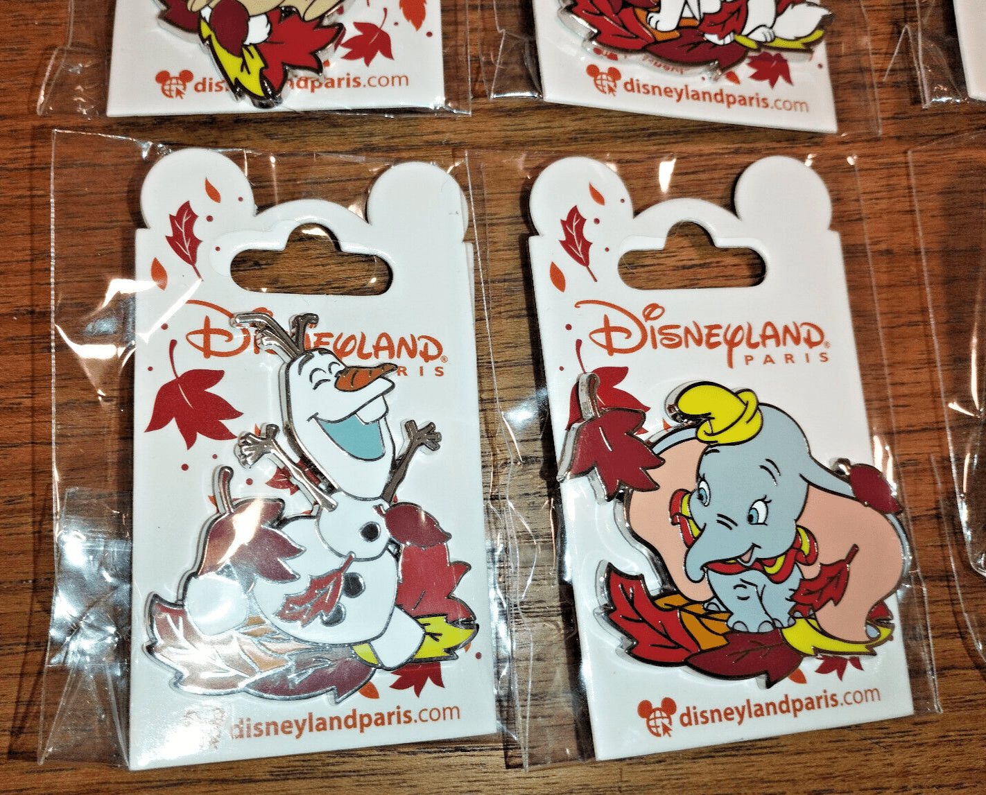 Marie Simba Tink Winter Leaves Leaf Series Disney Land Paris DLP Nov 2022 6 Pins