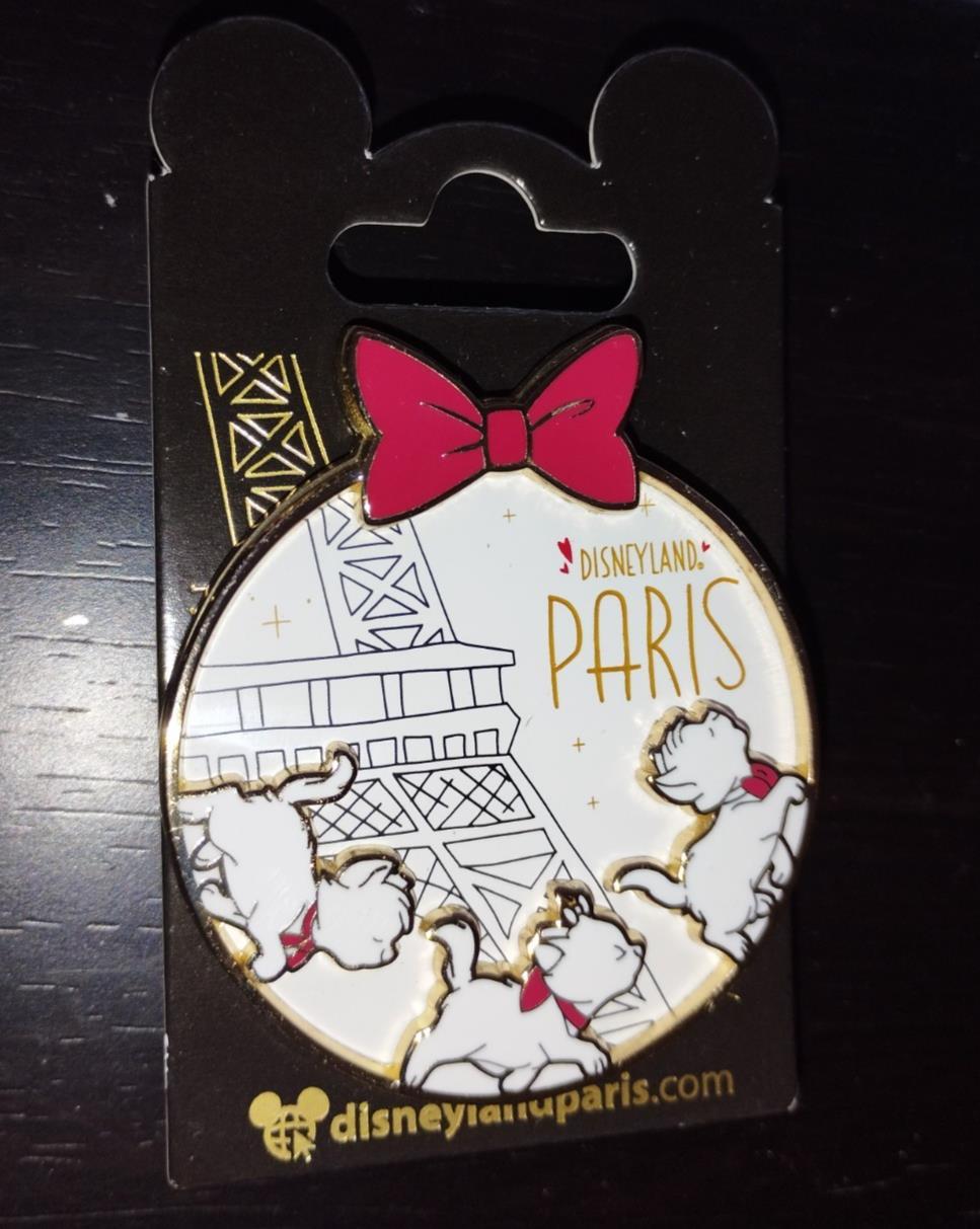 Marie Toulouse Berlioz Aristocats Kitten Eiffel Tower Disney Paris Dlp 2024 Pin