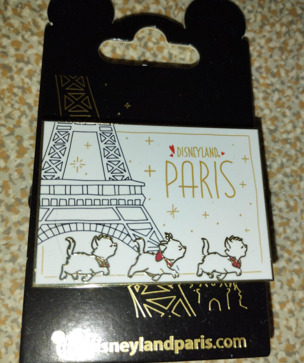 Marie Toulouse Berlioz Aristocats Kittens Eiffel Tower Disney Paris Dlp 2024 Pin