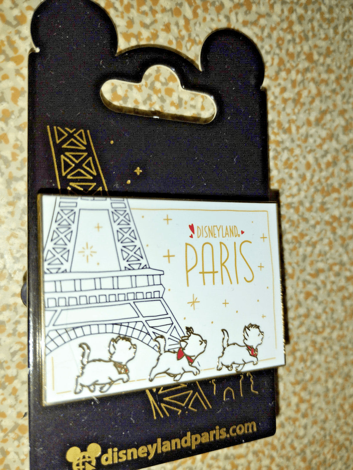 Marie Toulouse Berlioz Aristocats Kittens Eiffel Tower Disney Paris Dlp 2024 Pin