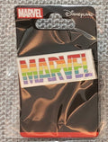 Marvel Logo with Rainbow colours Disney Land Paris Dlp 2022 Pin
