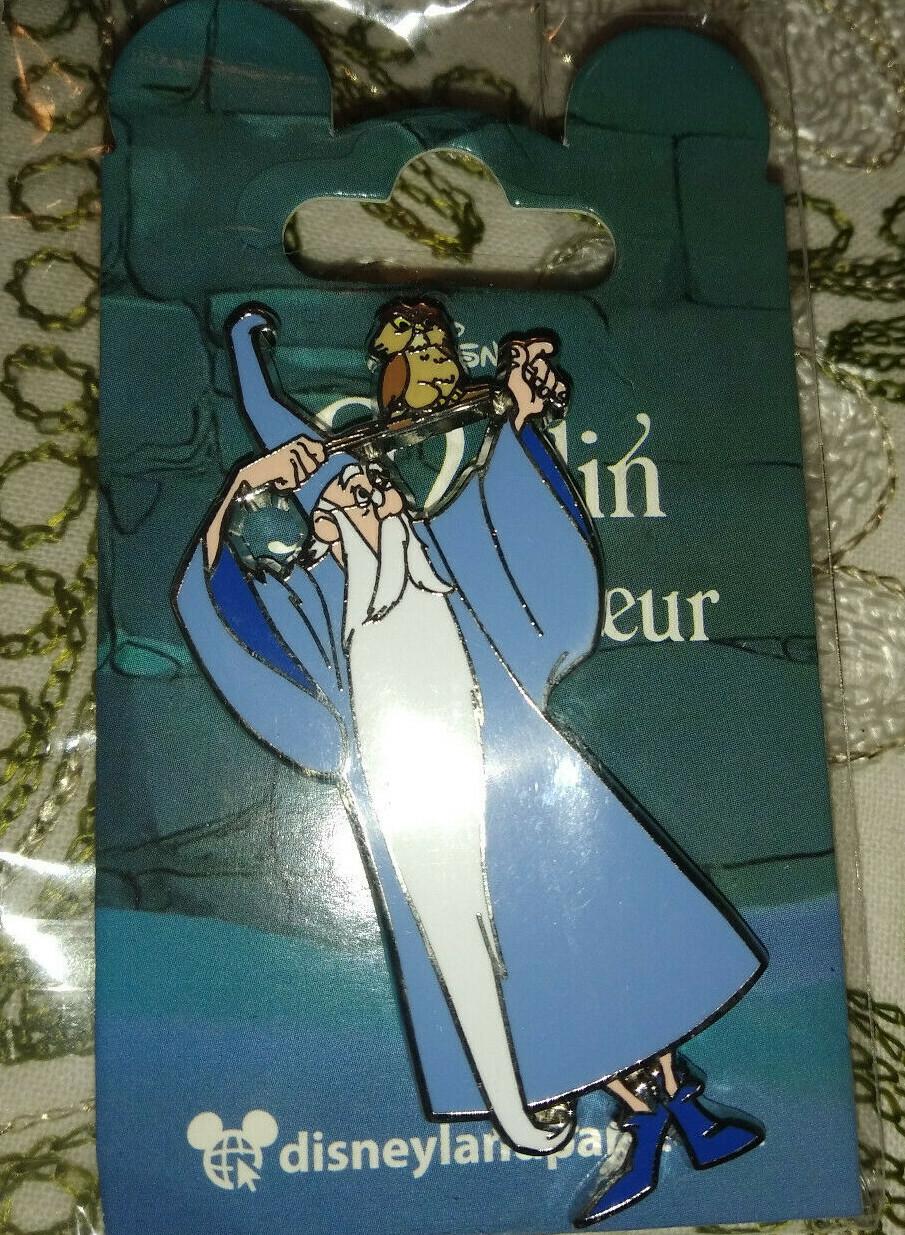 Merlin Archimedes Owl on Wand Sword in the Stone Disney Paris Dlrp Dlp 2022 pin