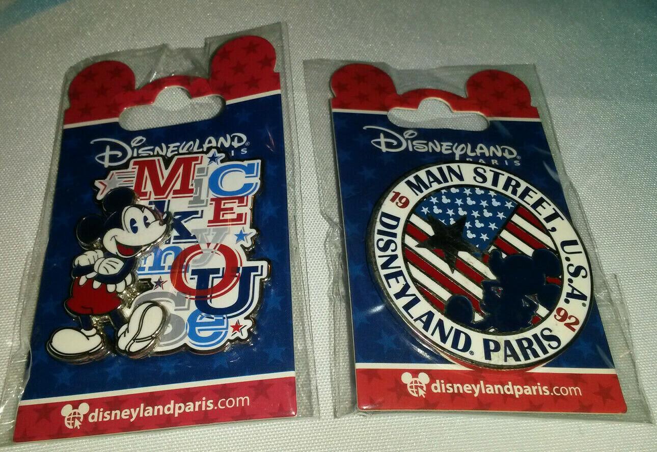 Mickey Americana Mouse and Main Street Disney Paris Dlrp Dlp October 2019 2 Pins