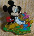 Mickey baby chick in Easter Egg LE Disney Land Paris Dlrp Dlp 2002 Pin
