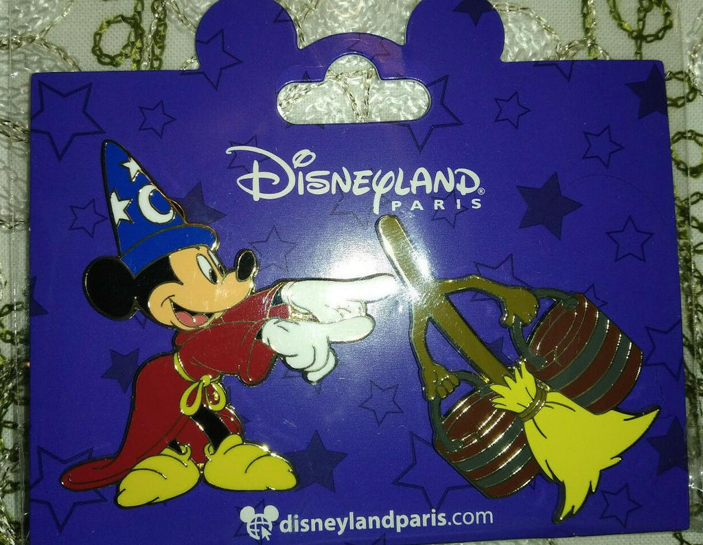Mickey Broom Sorcerer Fantasia Set Disney Land Paris Dlp Dlrp November 2021 Pins