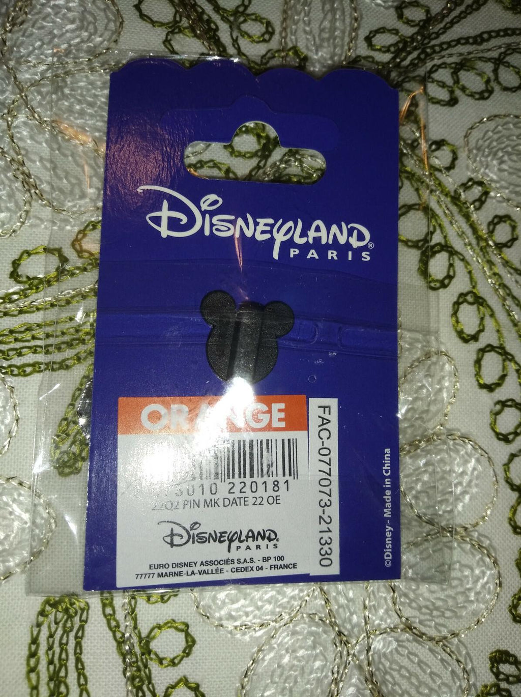 Mickey Castle 30th Anniversary Disney Paris Dlrp Dlp January 2022 3D Pin