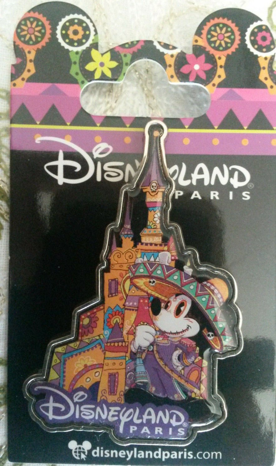 Mickey Castle Coco Dia de Los Muertos Halloween Disney Paris Dlrp Dlp 2017 Pin