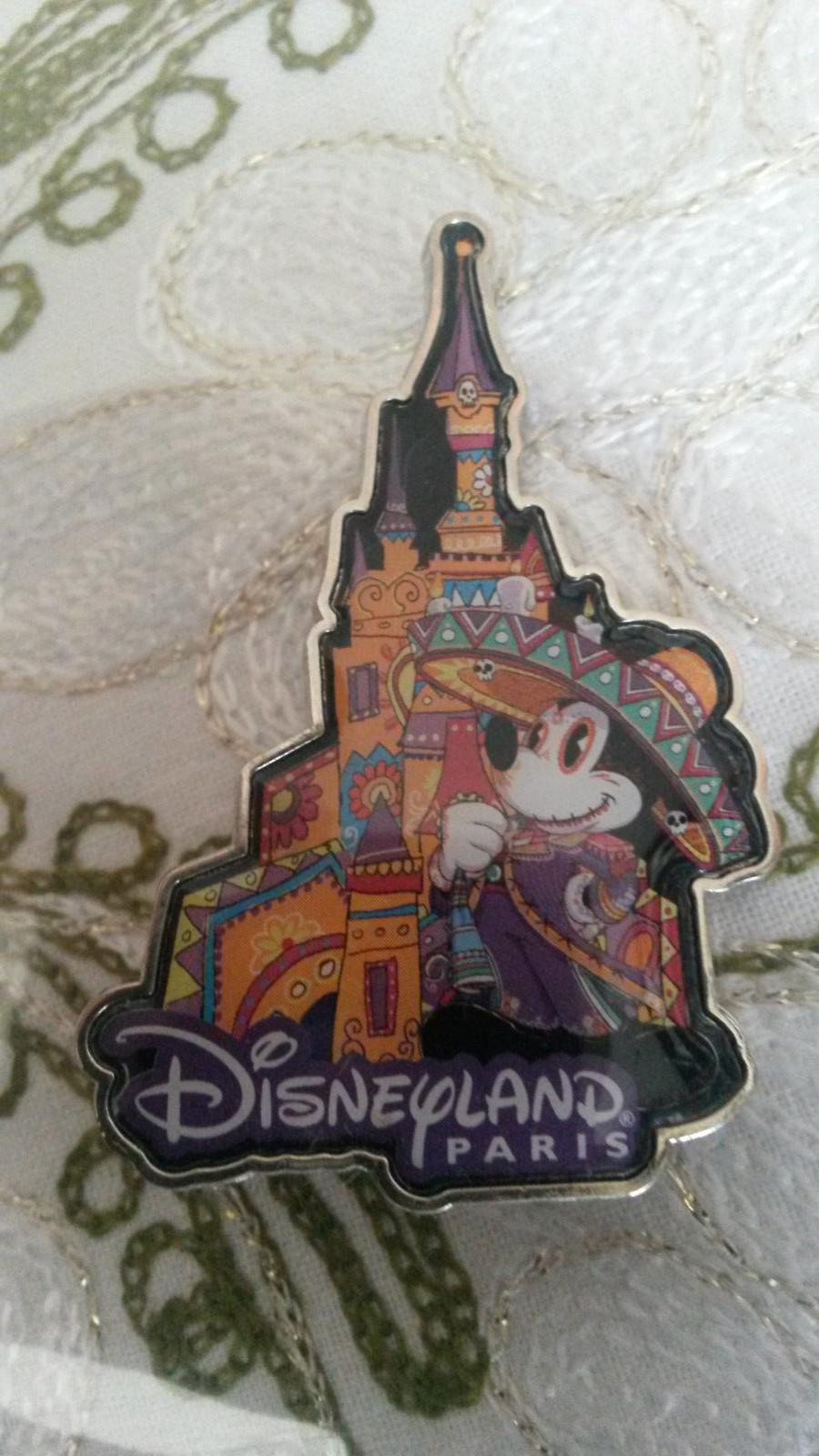 Mickey Castle Coco Dia de Los Muertos Halloween Disney Paris Dlrp Dlp 2017 Pin