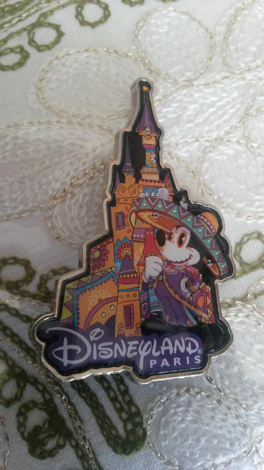 Mickey Castle Coco Dia de Los Muertos Halloween Disney Paris Dlrp Dlp 2017 Pin