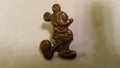 Mickey classic pose standing with hands in the back Bronze colour 3D Disney Pin