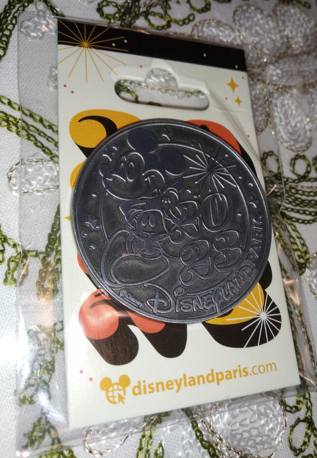 Mickey Coin Disney Land Paris Dlp January 2023 Celebration Pin