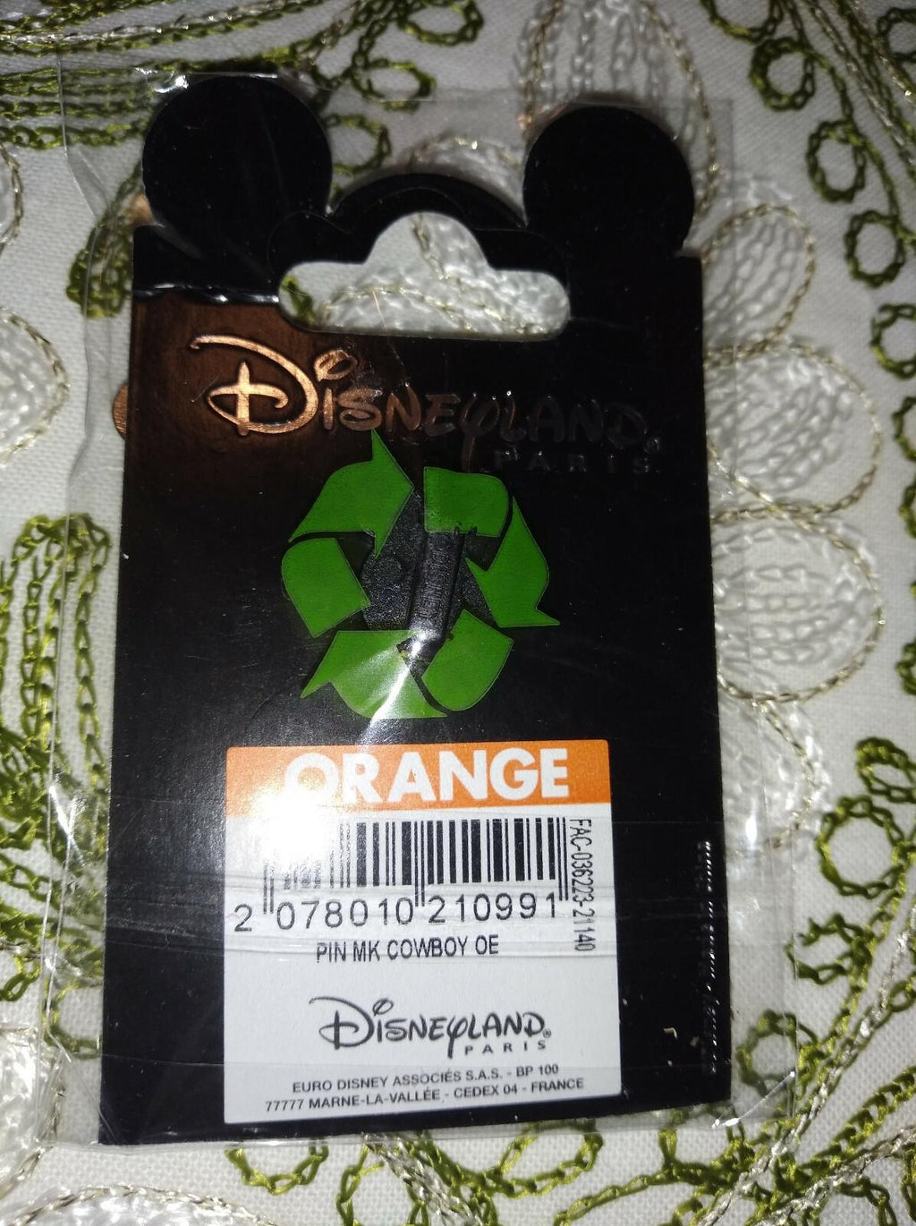 Mickey Cowboy with Lasso Disney Land Paris Dlp Dlrp November 2021 Pins