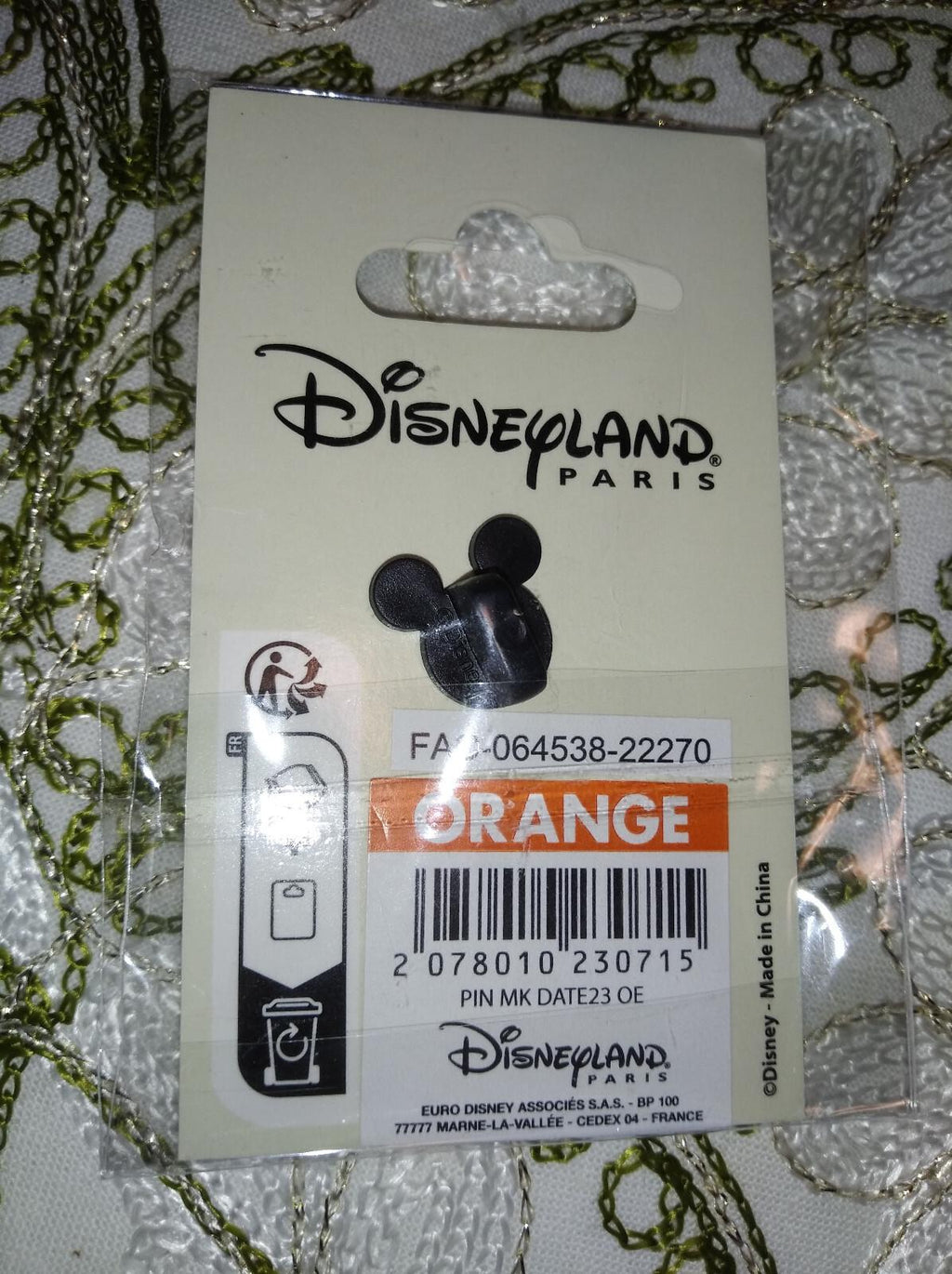 Mickey Disney Land Paris Dlp January 2023 Celebration Pin