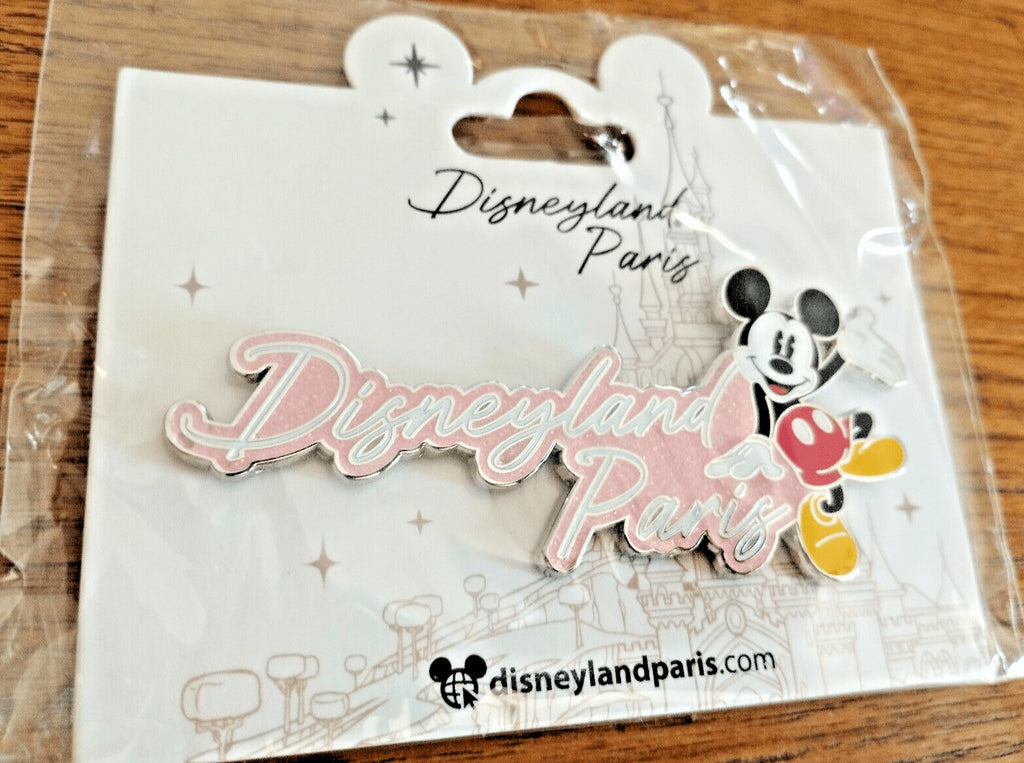 Mickey Disney Land Paris Park Dlp 04 2023 Glitter Jumbo 3D 4 Pins Set