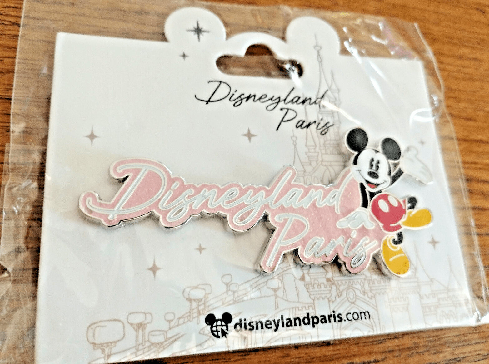 Mickey Disney Land Paris Park Dlp 04 2023 Glitter Jumbo 3D 4 Pins Set