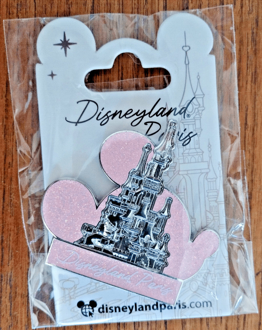 Mickey Disney Land Paris Park Dlp 04 2023 Glitter Jumbo 3D 4 Pins Set