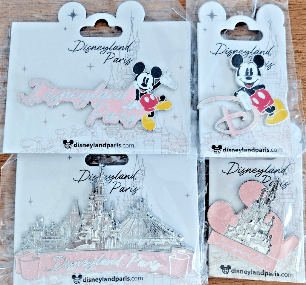 Mickey Disney Land Paris Signature Dlp 04 2023 Glitter Jumbo Pin