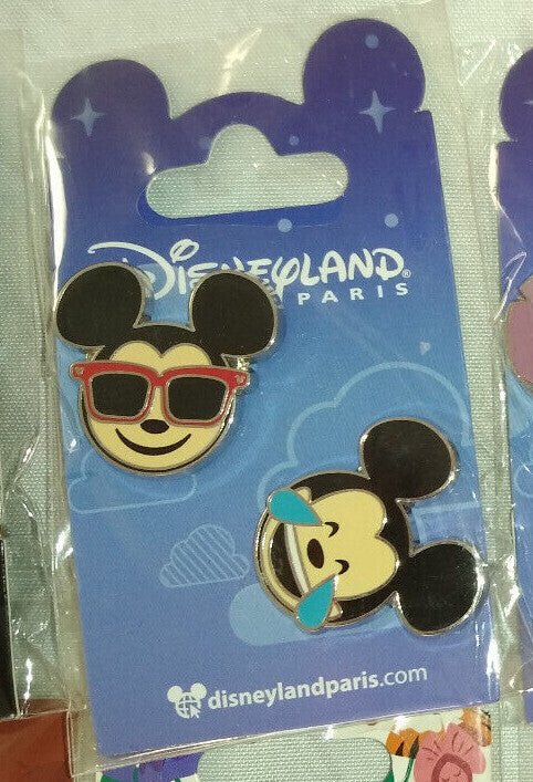 Mickey Emoji Set Disney Land Paris Dlrp Dlp 2017 2 Pins