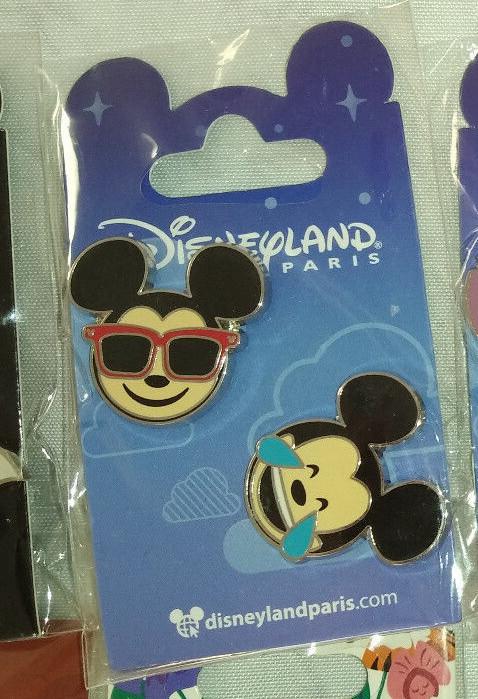 Mickey Emoji Set Disney Land Paris Dlrp Dlp 2017 2 Pins