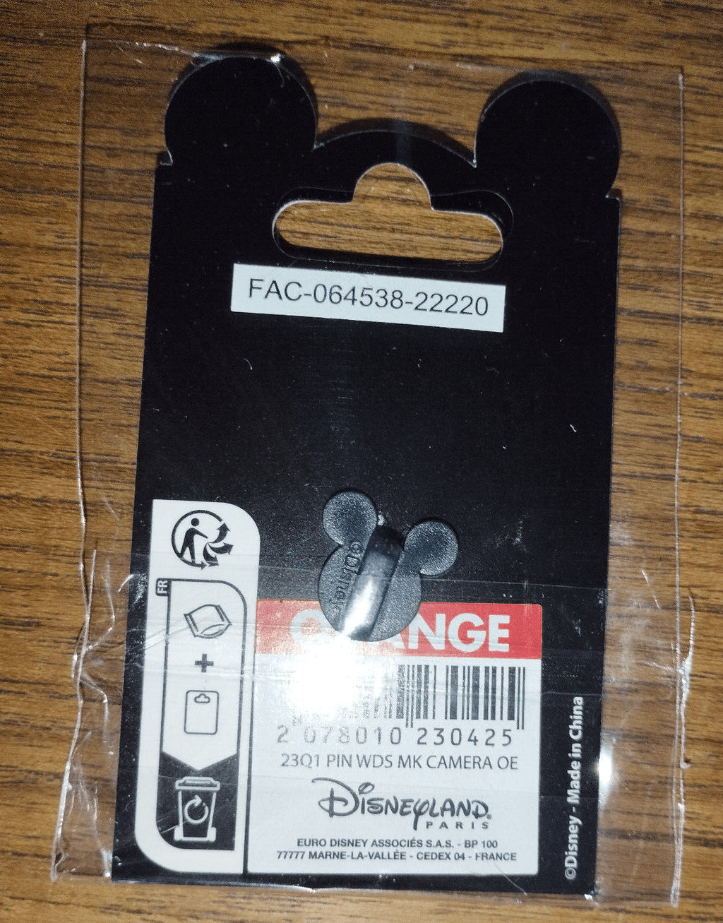 Mickey Filming Disney Studios Entrance Disney Land Paris Dlp 2023 Pin Glitter