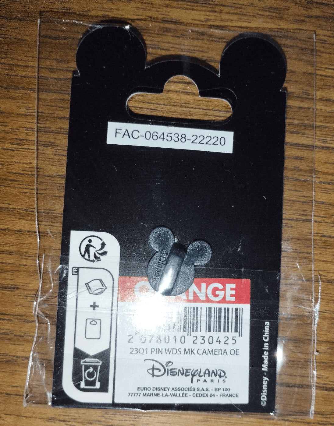 Mickey Filming Disney Studios Entrance Disney Land Paris Dlp 2023 Pin Glitter