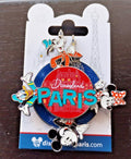 Mickey & Friends Paris 8 Eiffel Tower Disney Paris Dlp Jan 2024 Spinner Pin