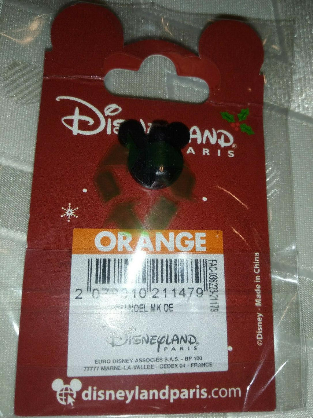 Mickey Head Christmas Disney Land Paris Dlp Dlrp December 2021 Pin